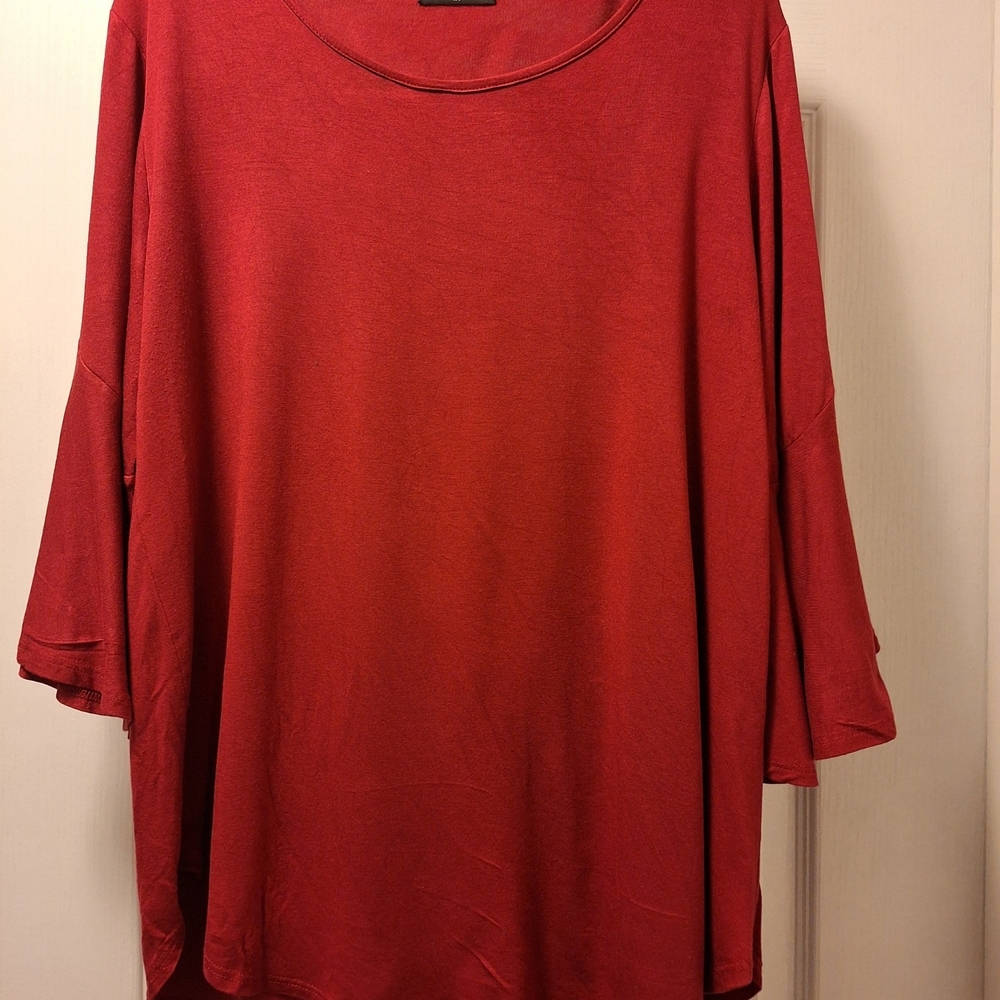 Elegant Red Women's Top